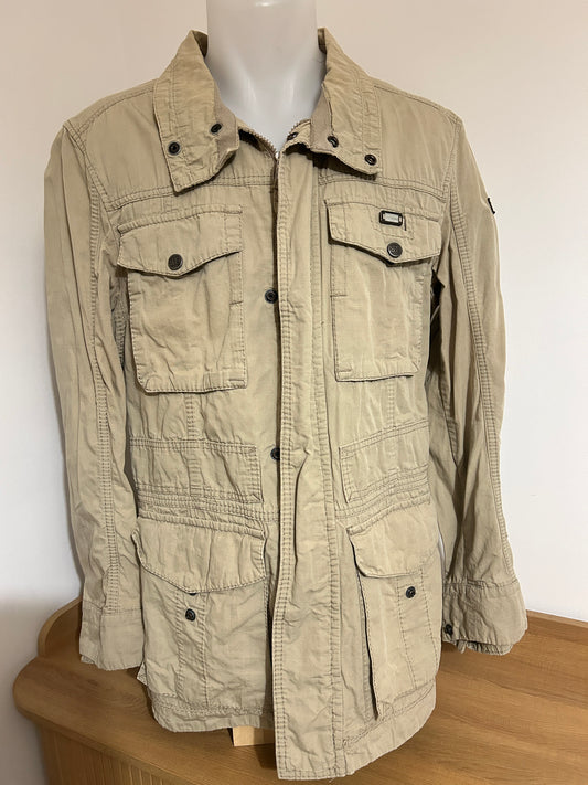 Veste Saharienne Napapijri Homme – Taille M Beige