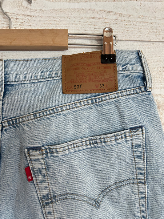 Short en Jean Denim Original 501 • LEVI'S • Taille W33 (42/44)