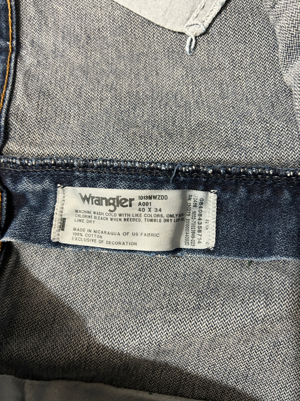 Jean Wrangler Cowboy Cut Homme – W40 L34 – Bleu Foncé