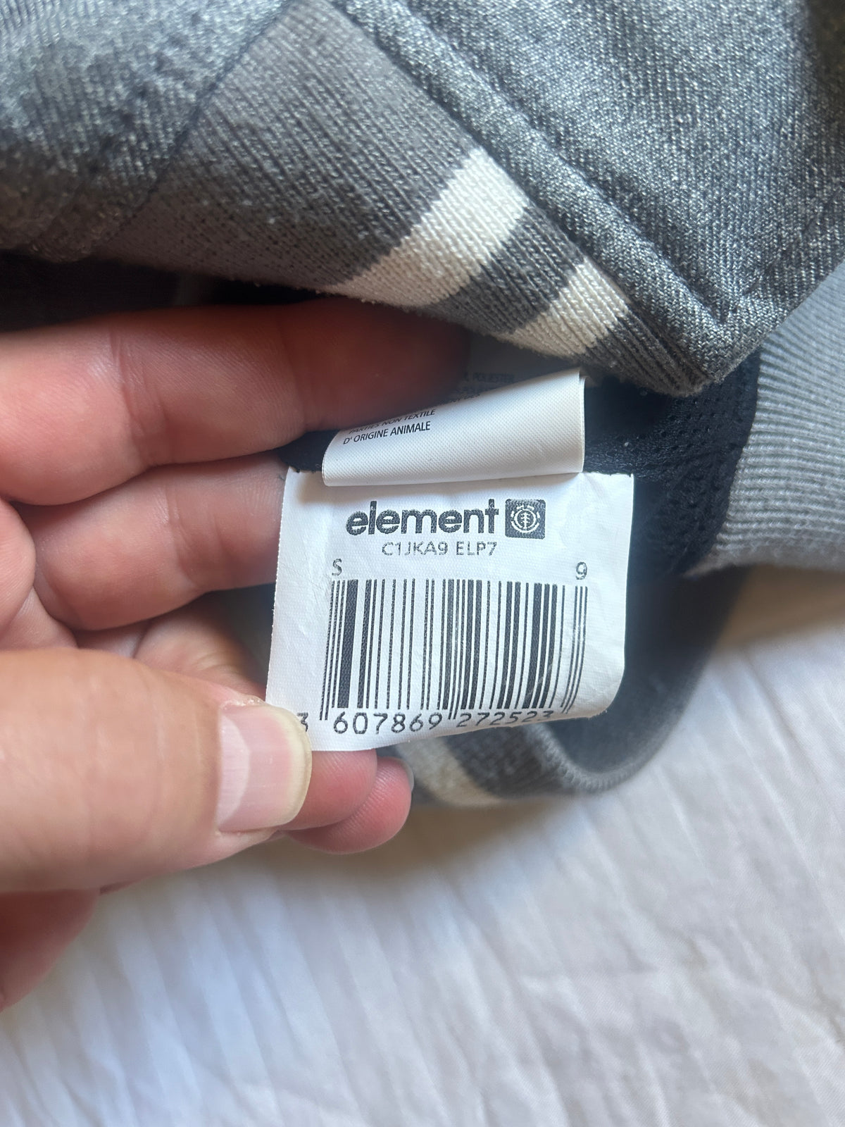 Blouson Element à Capuche Wolfeboro Homme – Taille S Gris