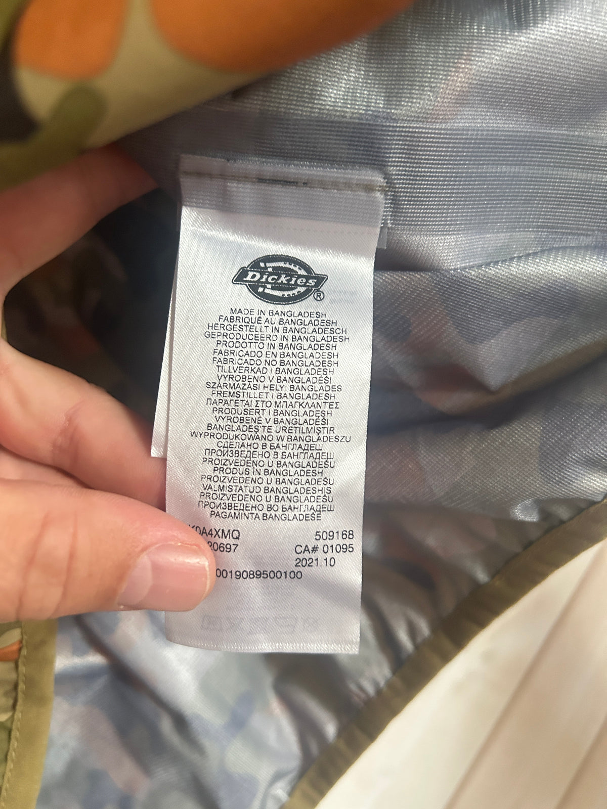 Coupe Vent Dickies – Anorak Camouflage Homme – Taille M