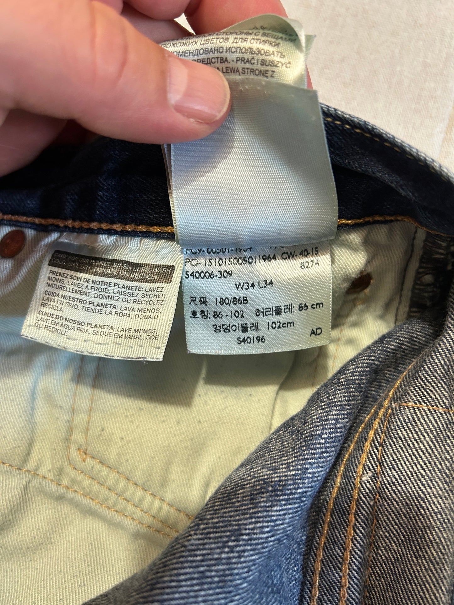 Jean Lévi's 501 W34 L34