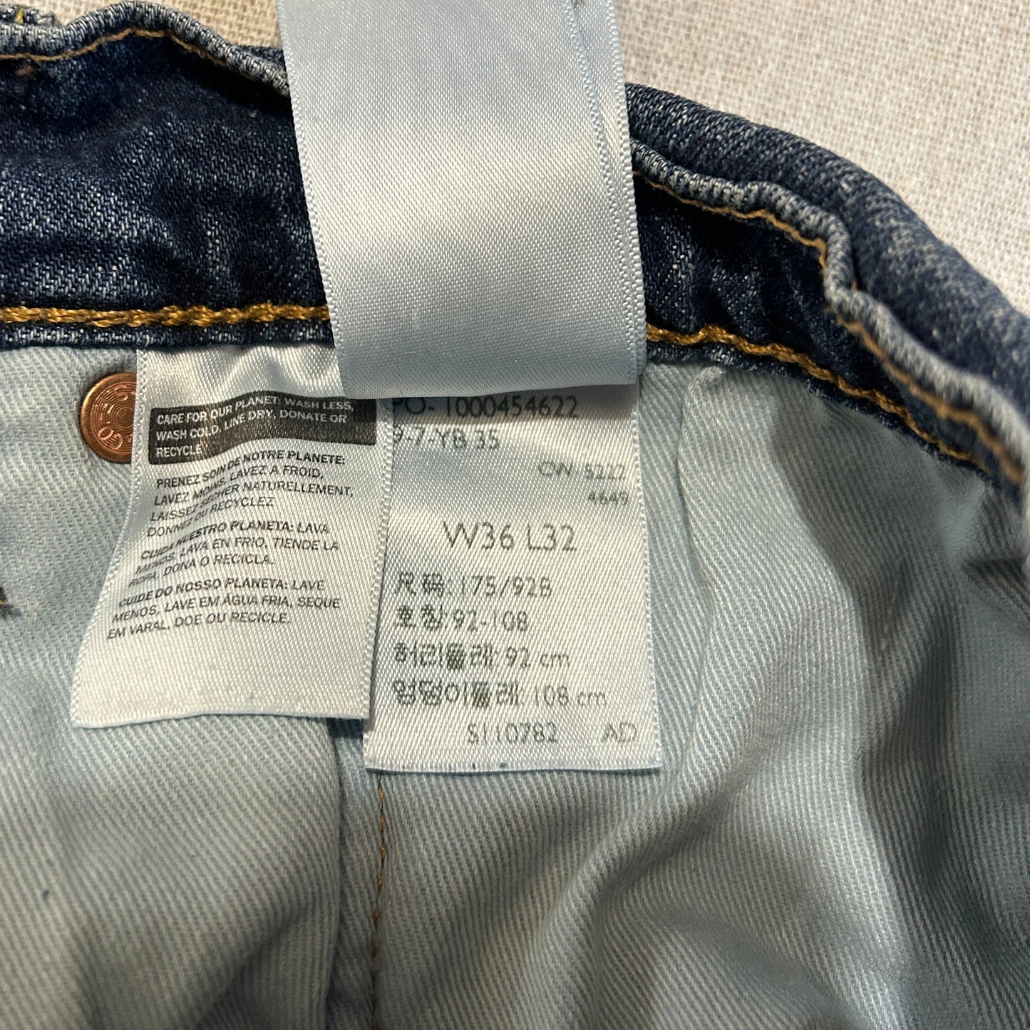 Jean Levi's 511 Homme – Coupe Slim – Bleu – W36 L32