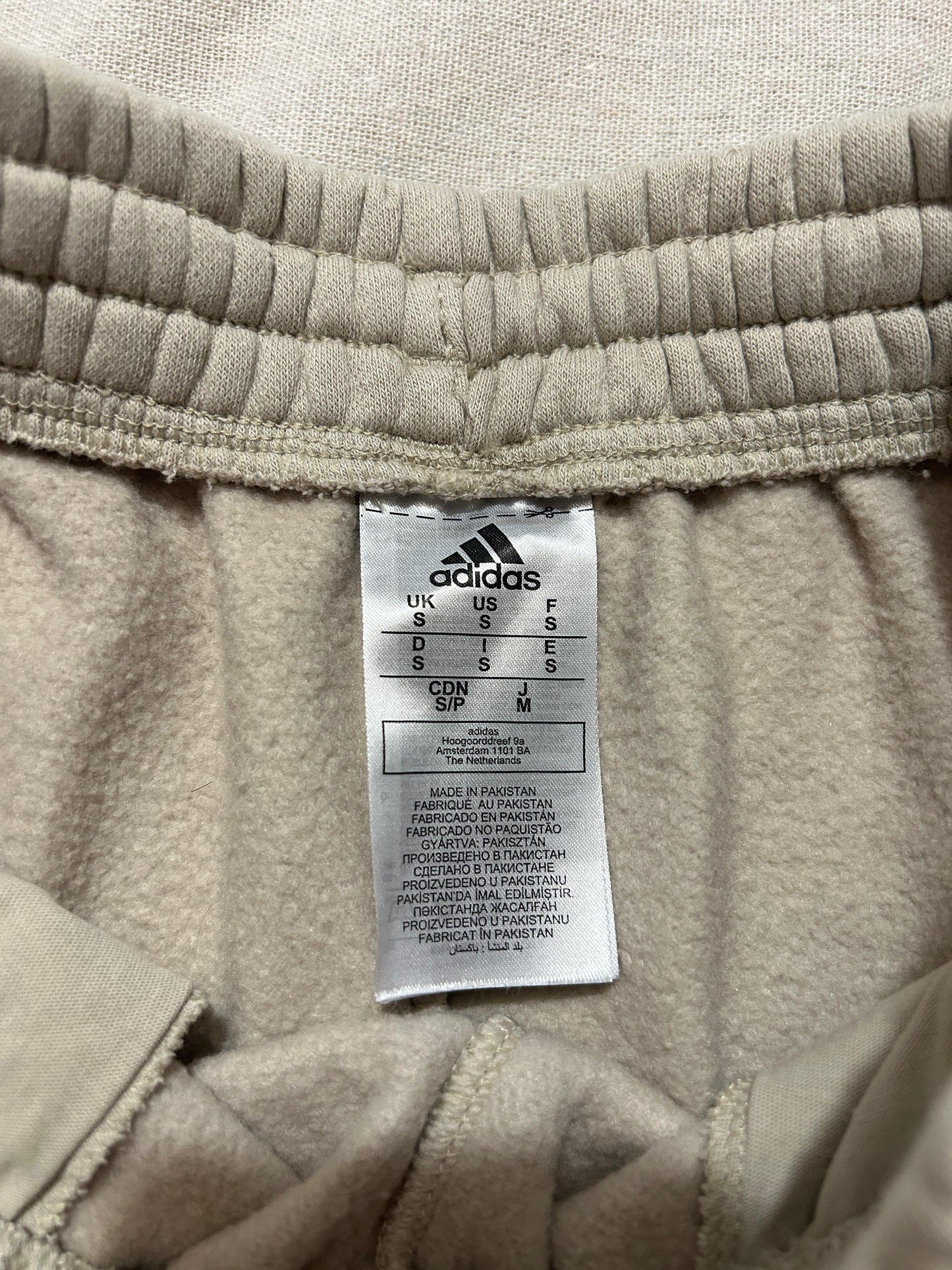 Short Molleton Confort • ADIDAS • Taille S • Beige / Taupe Clair