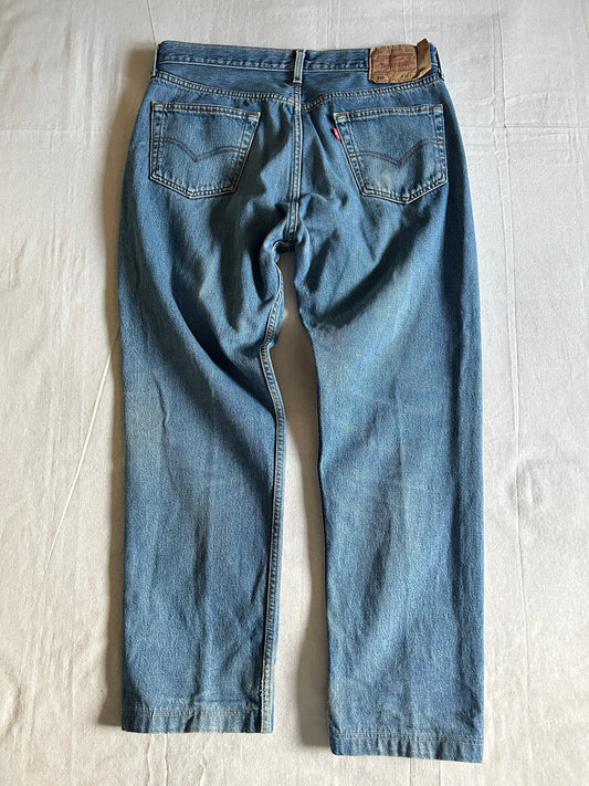 Jean Levi's 501 Vintage – Coupe Droite – Bleu – W36 – Raccourci