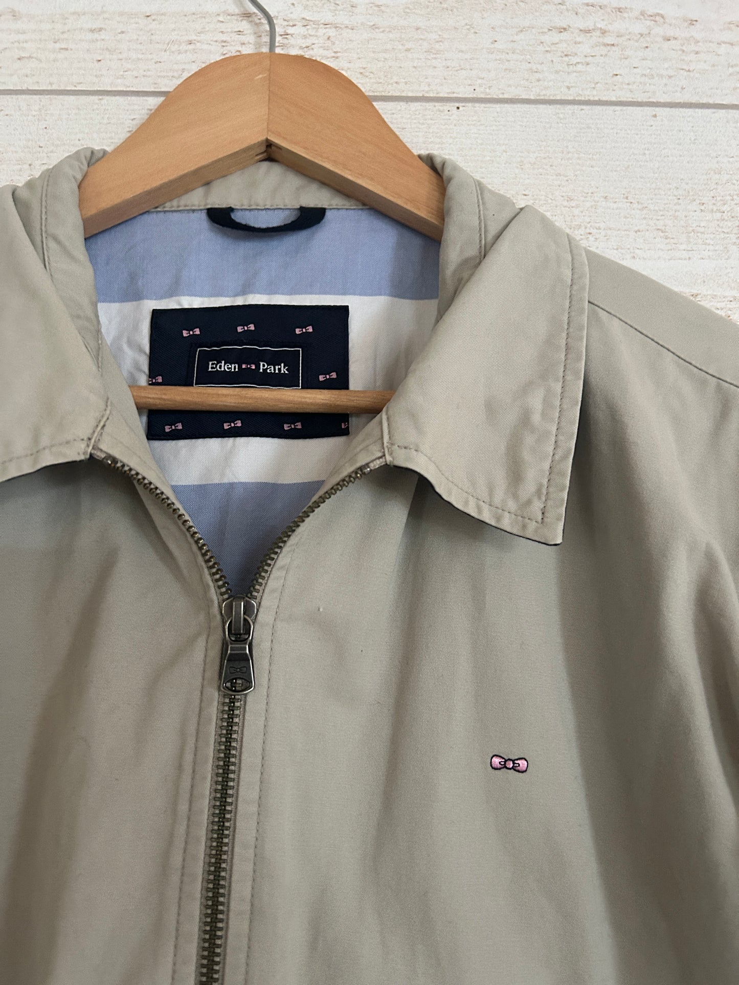 Eden Park – Blouson Harrington Homme – Taille M – Beige Sable