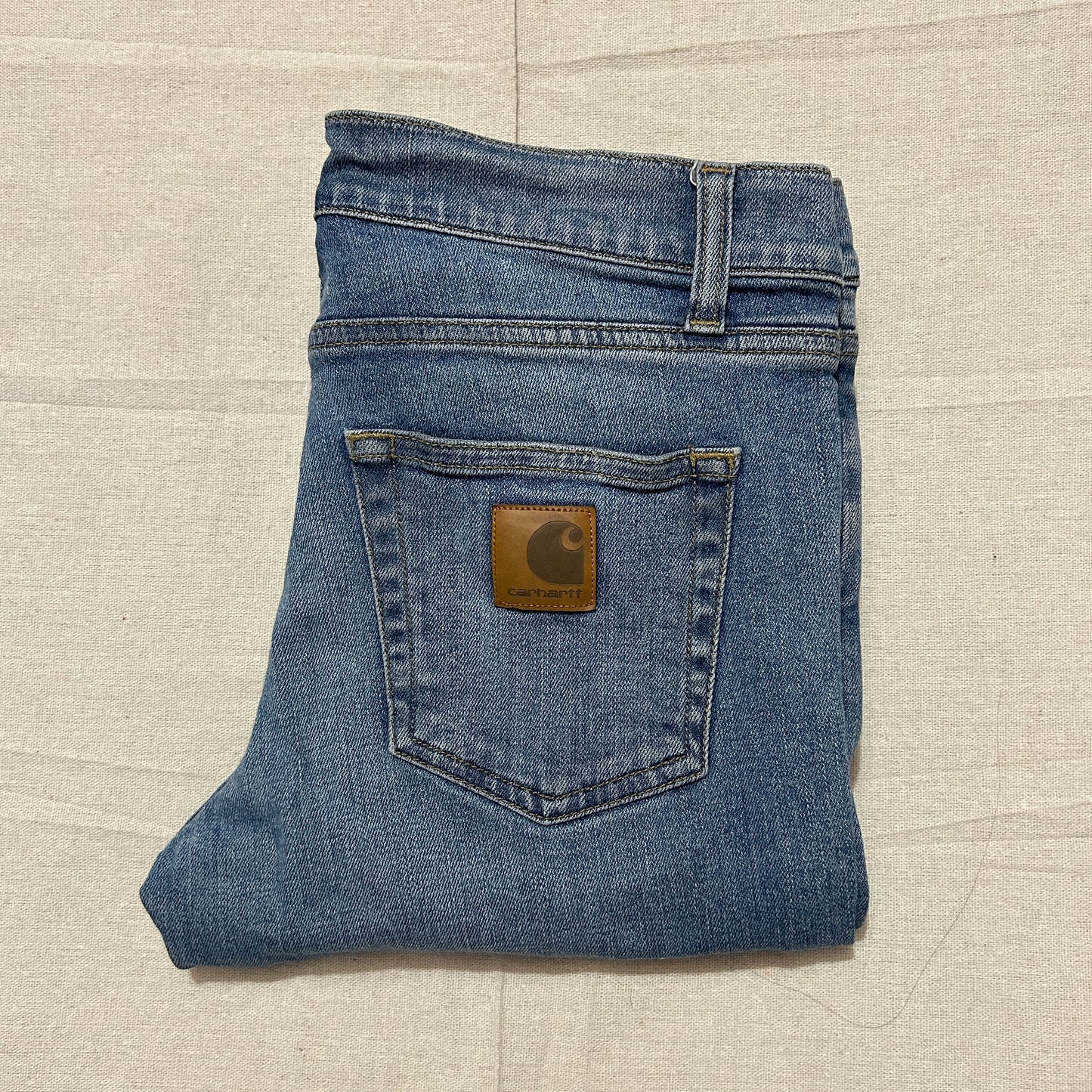 Jean Carhartt Rebel Pant Homme – Coupe Skinny – Bleu Clair – W30 L34