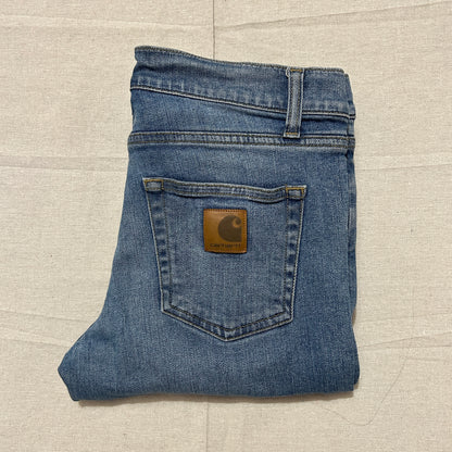 Jean Carhartt Rebel Pant Homme – Coupe Skinny – Bleu Clair – W30 L34