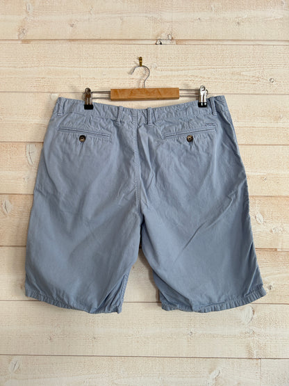 Short Chino « Regular » • EDEN PARK • Taille FR 46 (XL) • Bleu Ciel / Bleu Gris