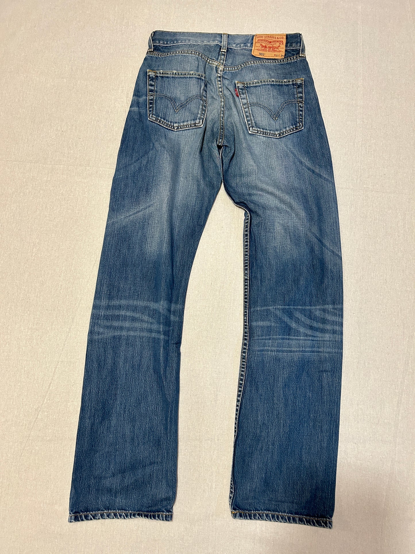 Levi's 501 – Jean Homme – W29 L34 – Bleu Vintage