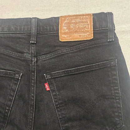 Jean Levi's 512 – Coupe Slim Taper – Noir – W30 L30