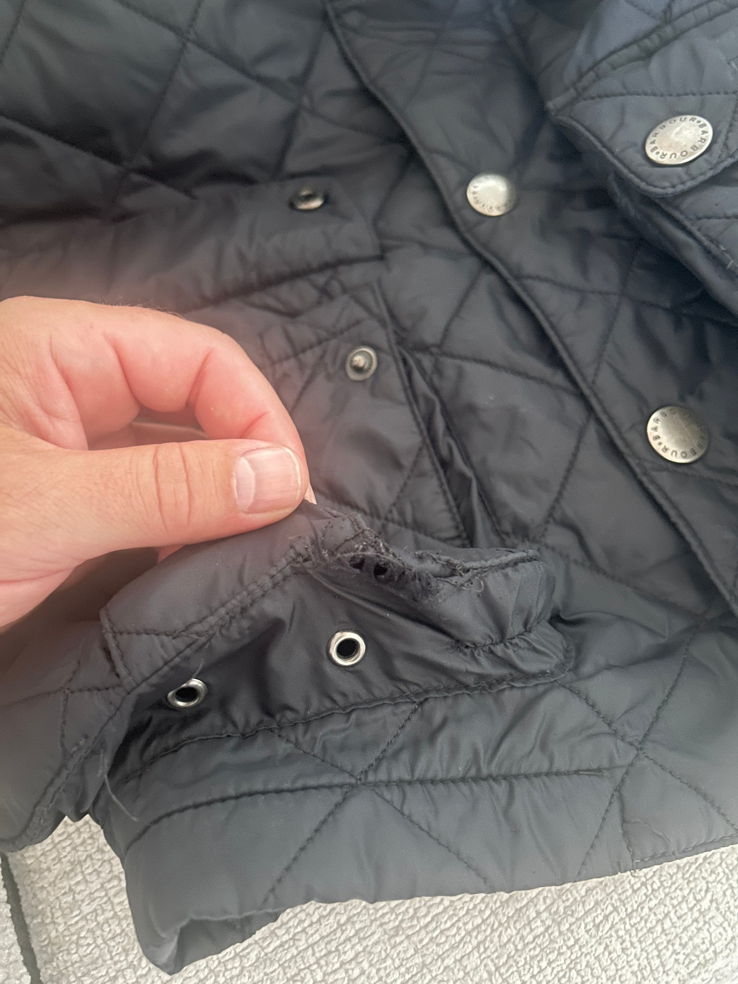 Veste Matelassée Chasse / Countryside • BARBOUR • Taille S • Noir