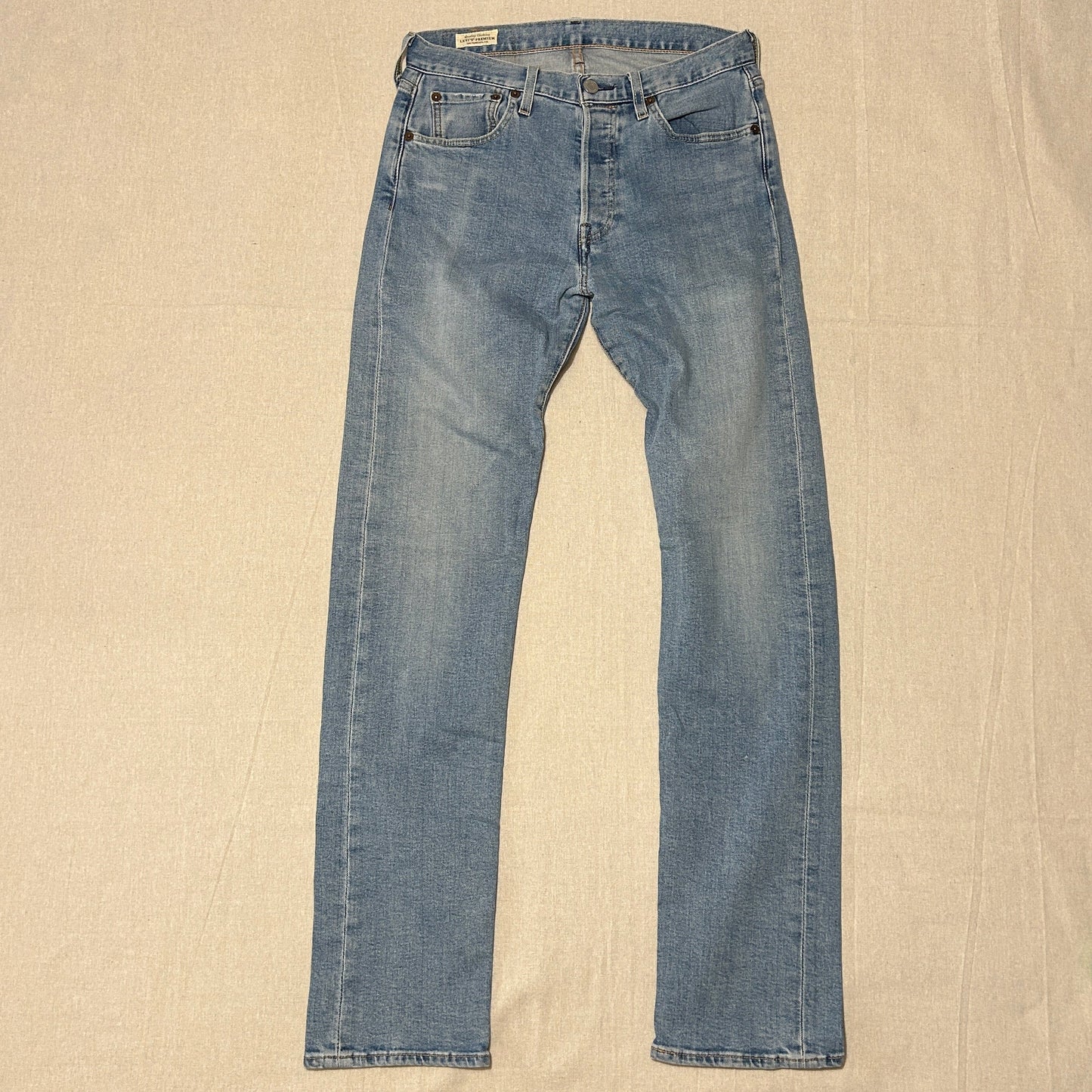 Levi's 501 Homme – Coupe Droite – Bleu Clair – W28 L32