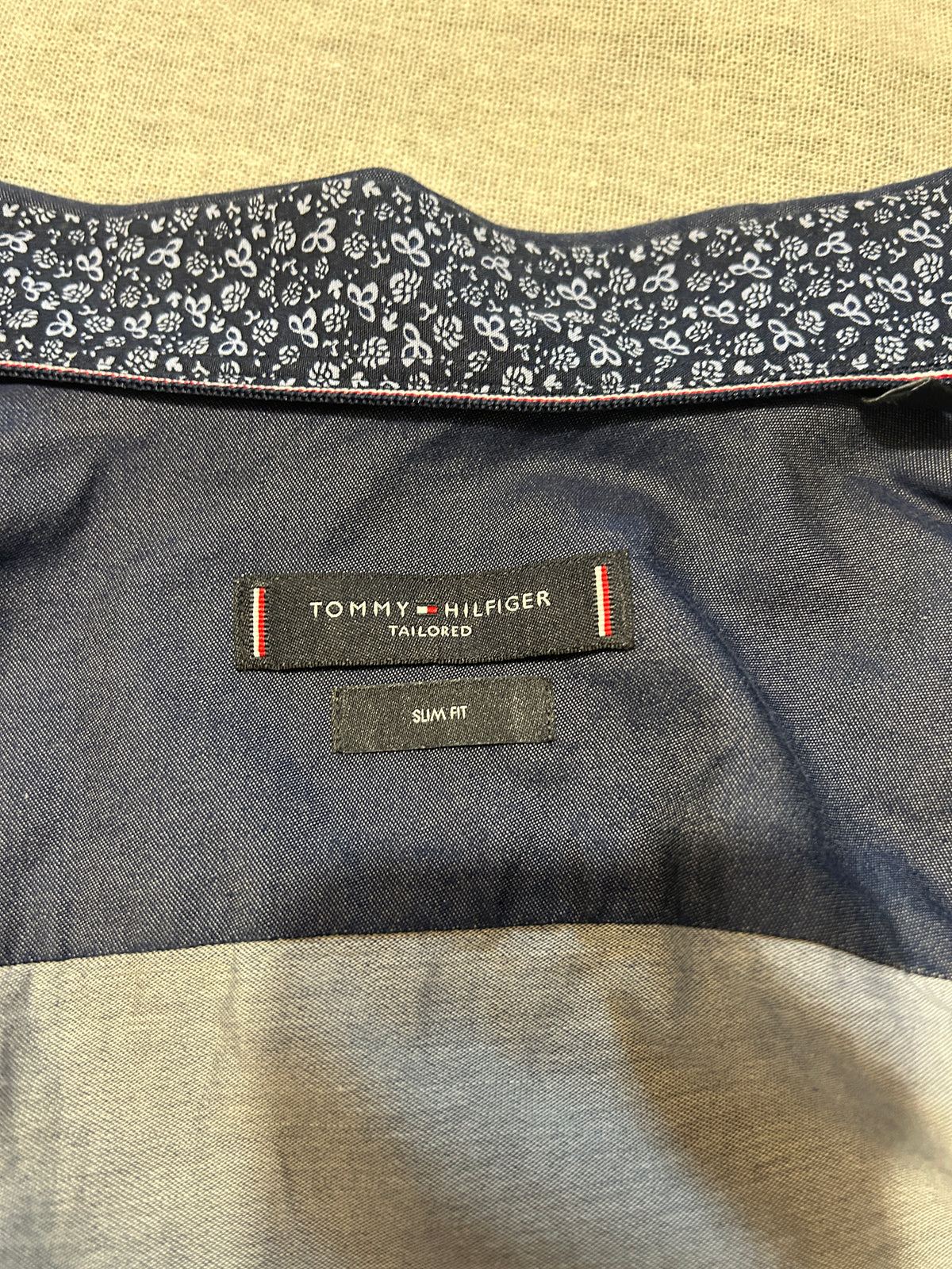 Chemise Tommy Hilfiger Tailored – XS – Bleu Marine