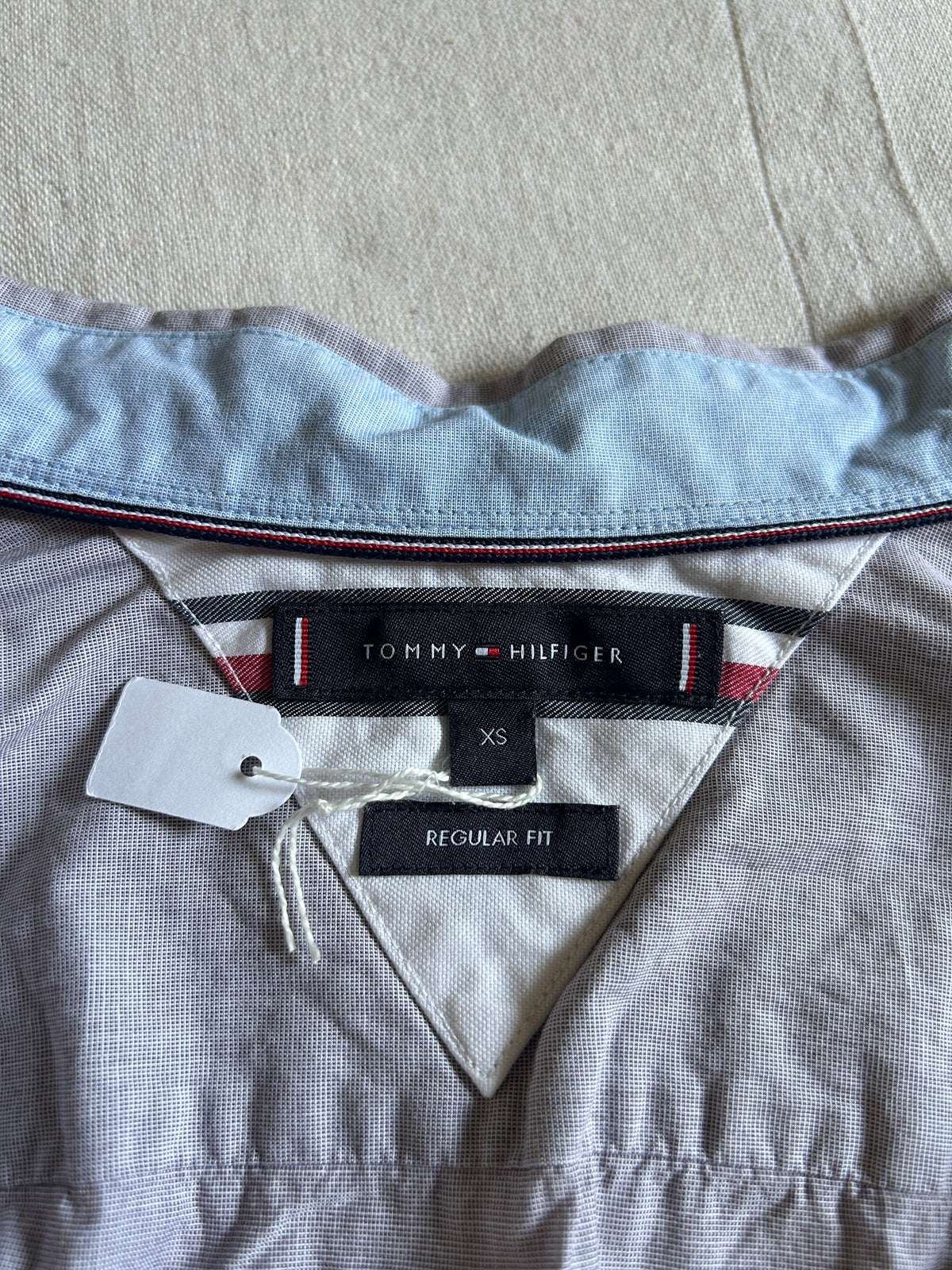 Chemise Tommy Hilfiger – Coupe Regular Fit – Gris clair – XS