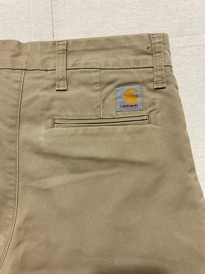 Pantalon Carhartt WIP Chino Sid Pant Homme – Coupe Slim – Beige Sable – W28 L32