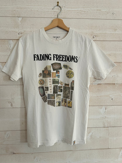 T-shirt Graphique "Fading Freedoms" • CARHARTT WIP • Taille S • Blanc