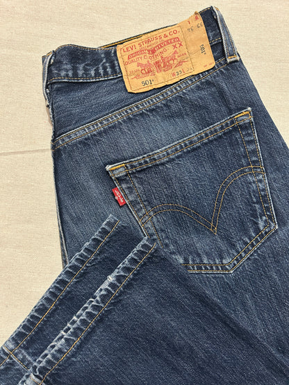 Levi's 501 – Jean Homme – W33 L34 – Bleu Brut