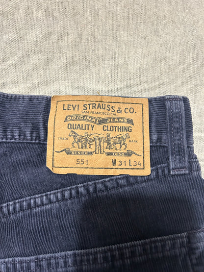 Levi's 55 Homme – Coupe Droite – Bleu Marine – W32 L34