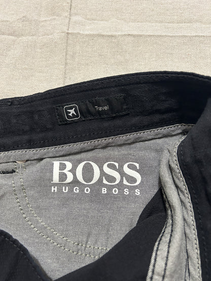 Pantalon Hugo Boss Chino Travel Stretch Homme – Coupe Droite – Noir – W31 L34