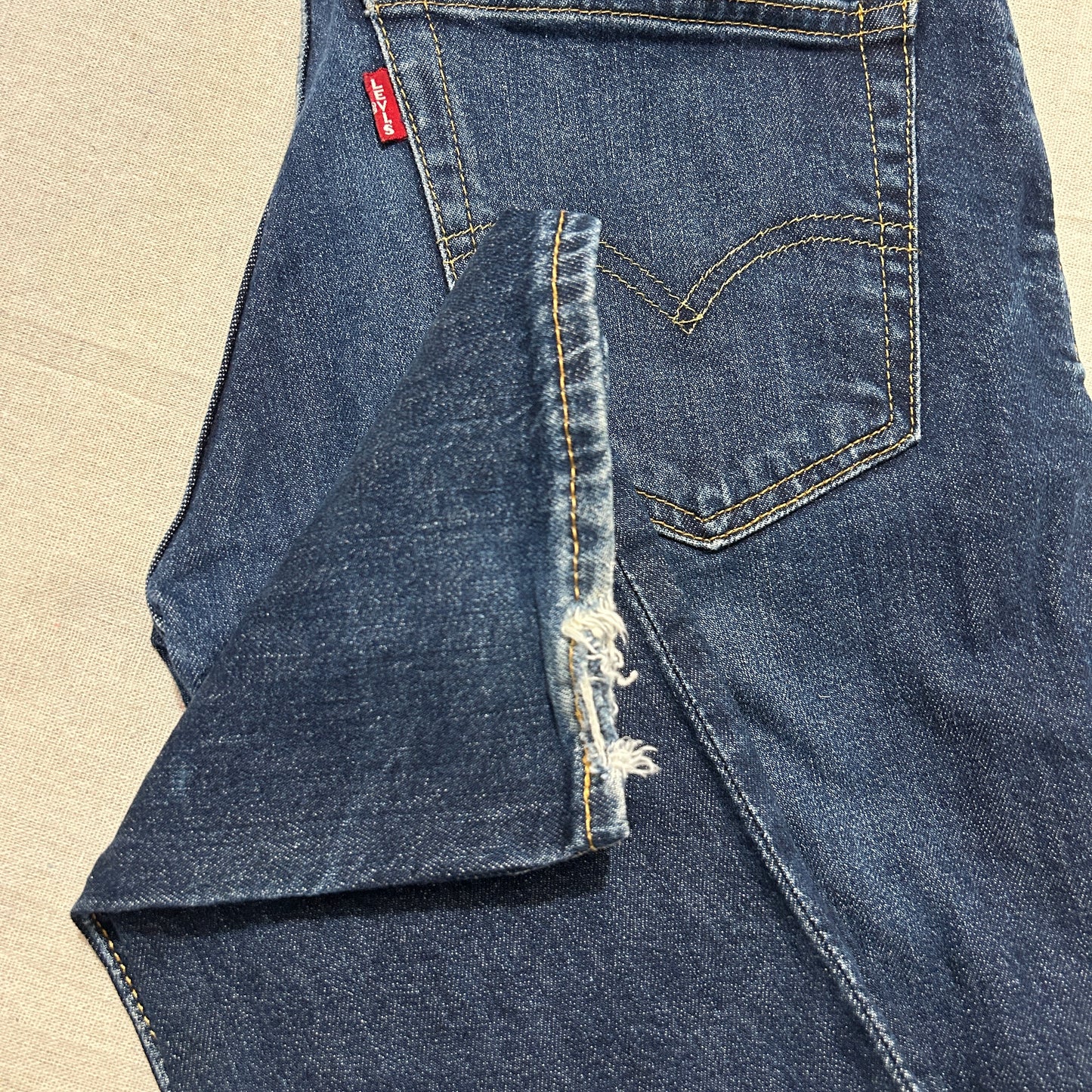 Jean Levi's 511 Slim Bleu Brut Patiné – Taille W31 L32