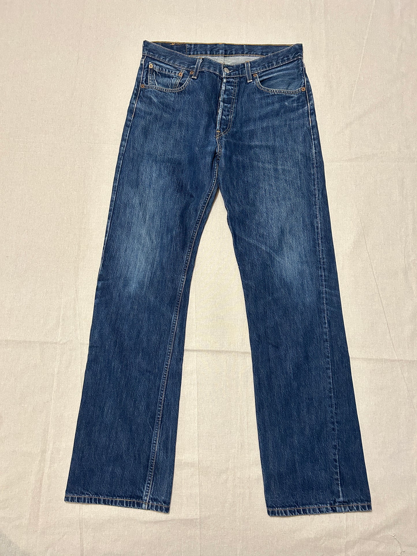 Levi's 501 – Jean Homme – W33 L34 – Bleu Brut