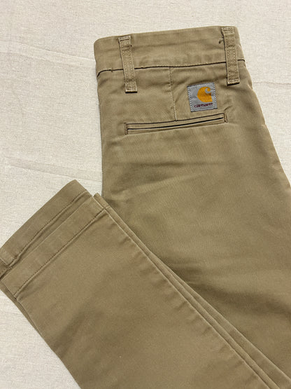 Pantalon Carhartt WIP Chino Sid Pant Homme – Coupe Slim – Beige Sable – W28 L32