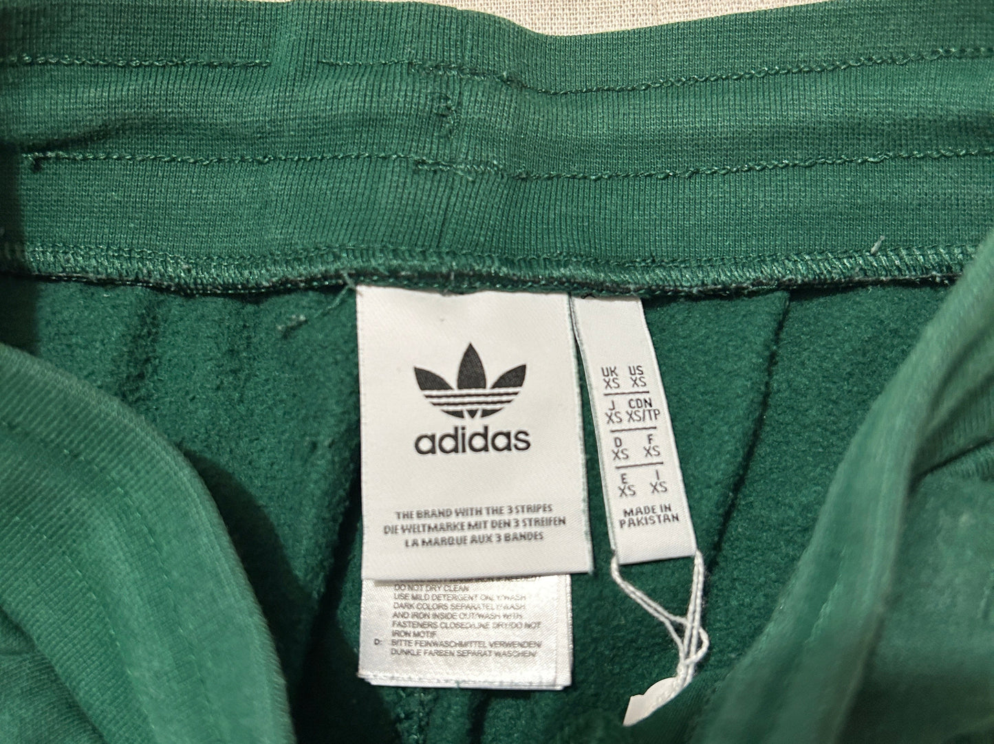 Adidas Originals – Jogging Homme – Taille XS – Vert Sapin