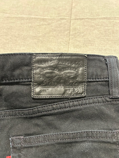 Jean Coupe Slim Lévi's 511 Taille W33 / L34 (L / 42-44) • Noir