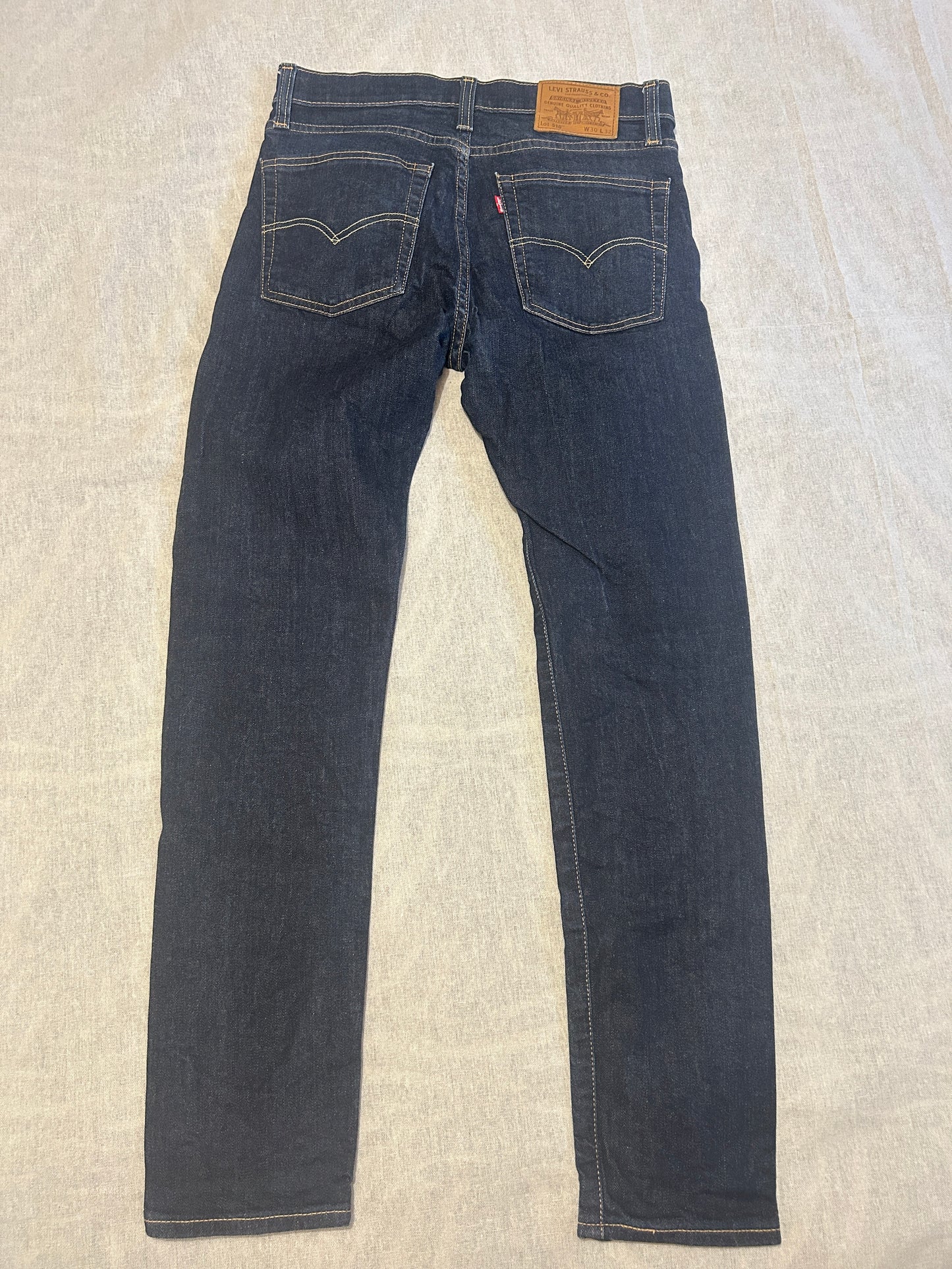 Jean Levi's Premium 510 Homme – Coupe Skinny – Bleu Brut – W30 L32