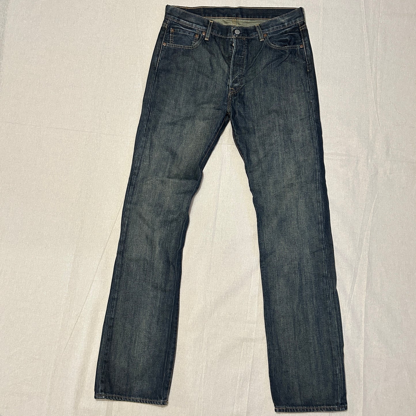 Levi's 501 – Jean Homme – W34 L34 – Bleu Brut