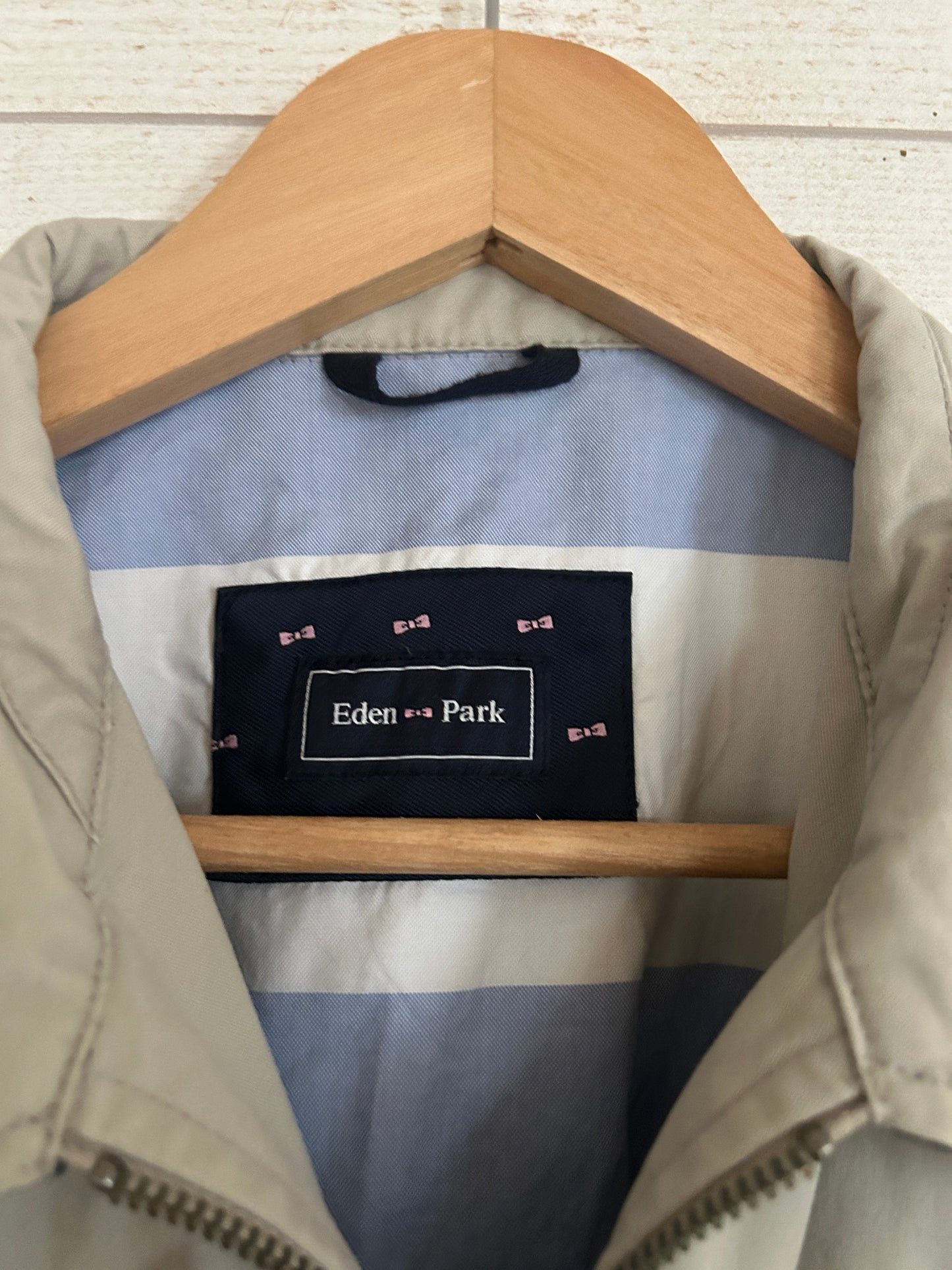 Eden Park – Blouson Harrington Homme – Taille M – Beige Sable