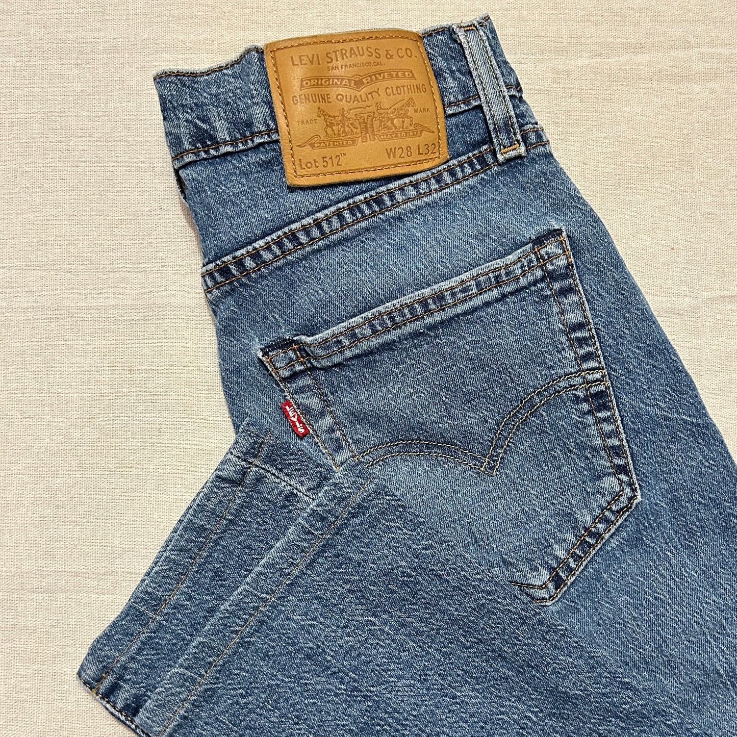 Jean Levi's 512 Slim Taper Bleu – Taille W28 L32