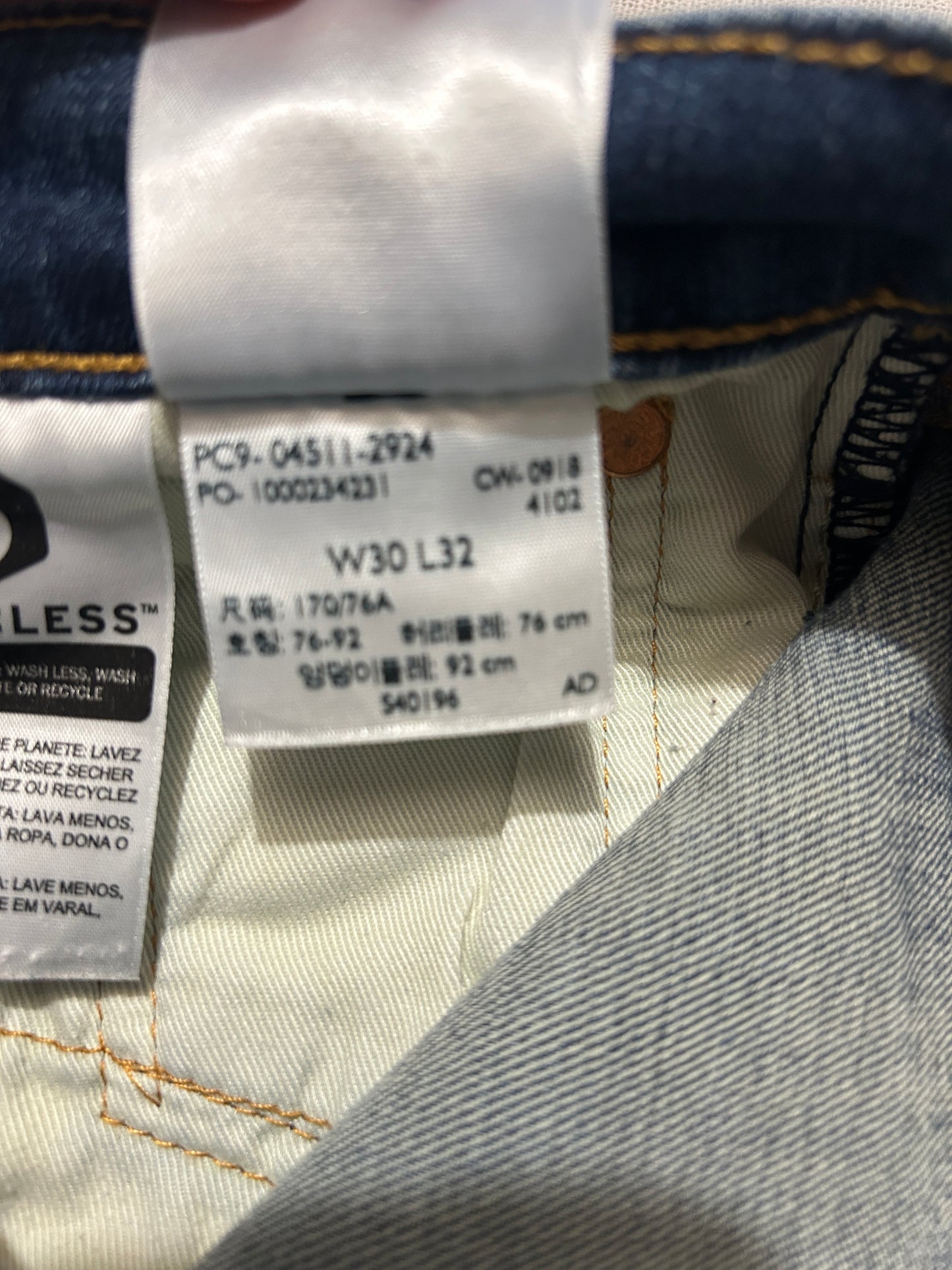 Levi's 511 – Jean Homme – W30 L32 – Bleu Marine
