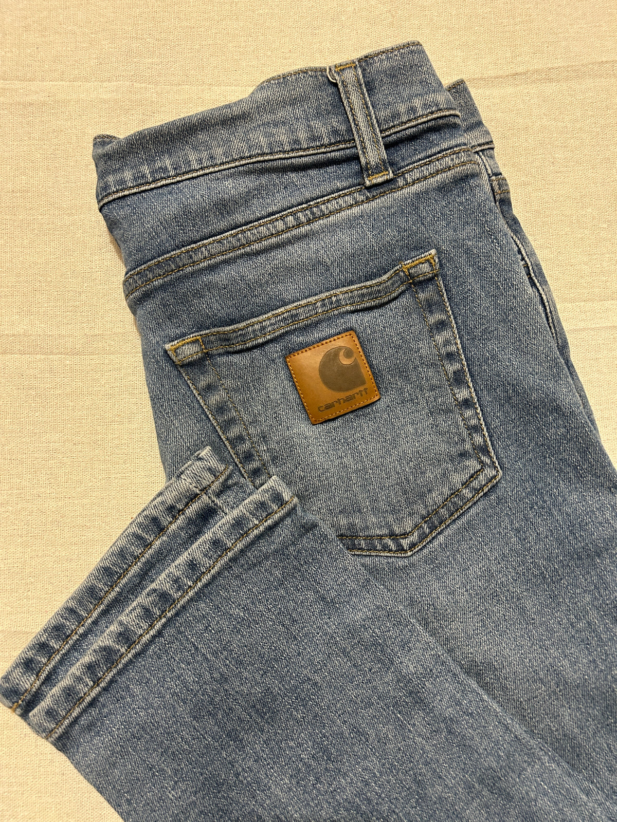 Carhartt WIP Rebel Pant Homme – Coupe Skinny – Bleu Clair – W30 L34