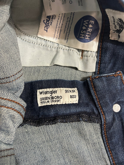Jean Wrangler – Homme – W30 L34 – Bleu Délavé