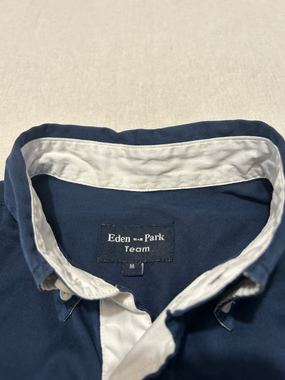 Chemise Color-Block Style Rugby • EDEN PARK Team • Taille M • Bleu Marine et Rose