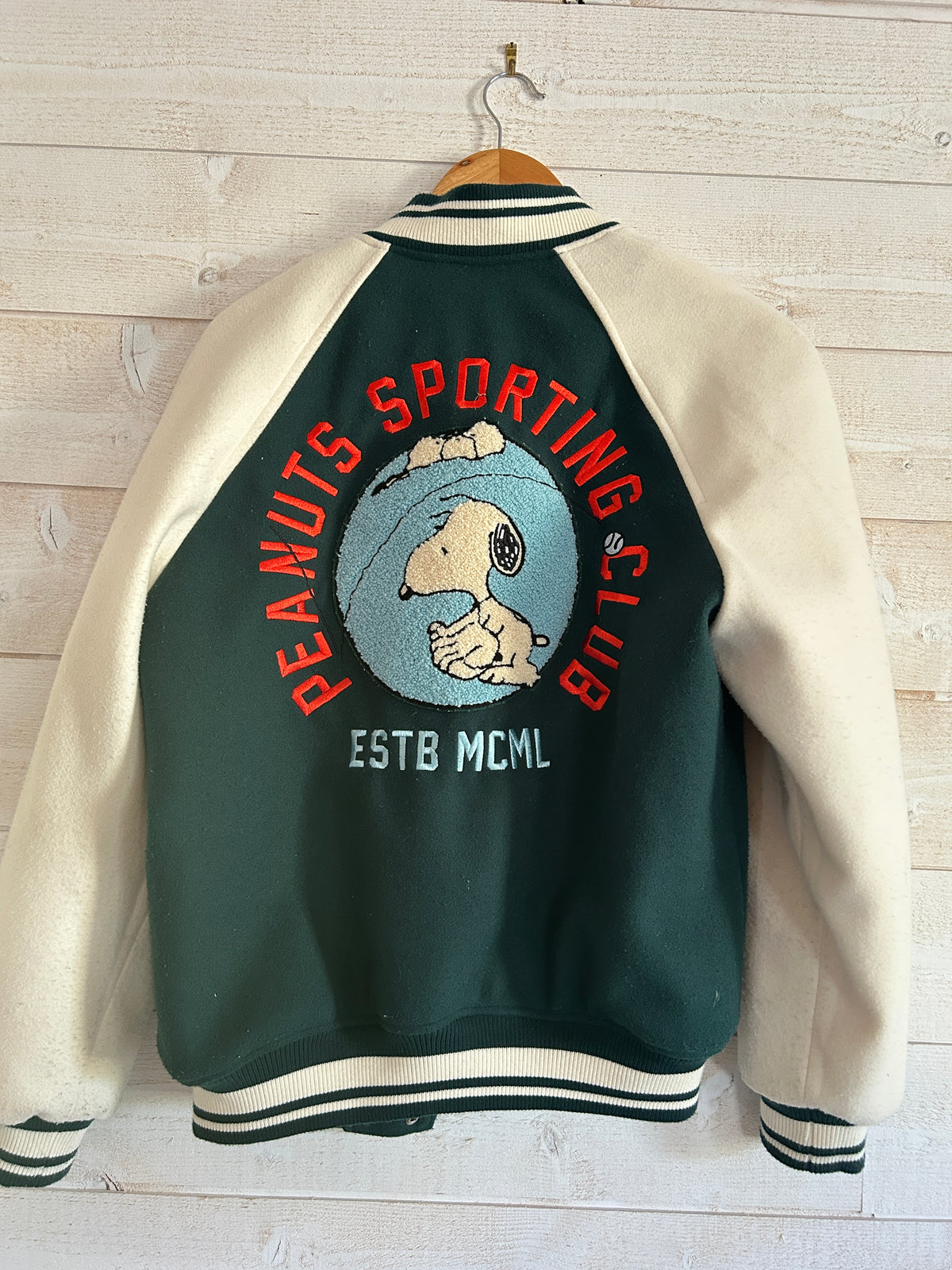 Veste Teddy Zara x Peanuts Snoopy  – Coupe Oversize – Taille S