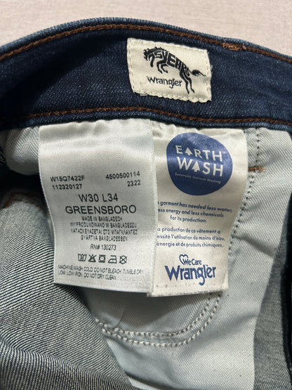 Jean Wrangler – Homme – W30 L34 – Bleu Délavé