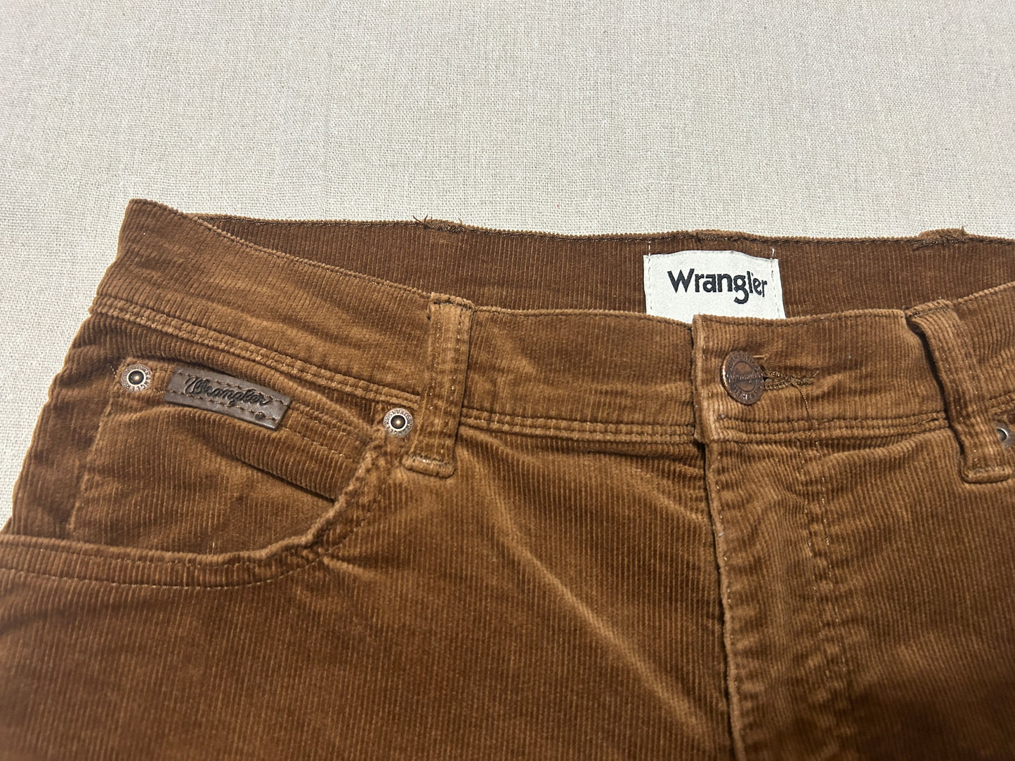 Wrangler – Pantalon Velours Côtelé Homme – W32 L30