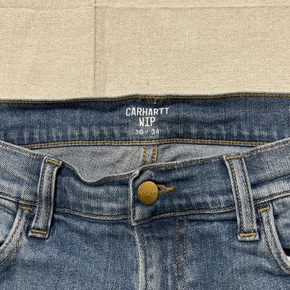 Jean Carhartt Rebel Pant Homme – Coupe Skinny – Bleu Clair – W30 L34
