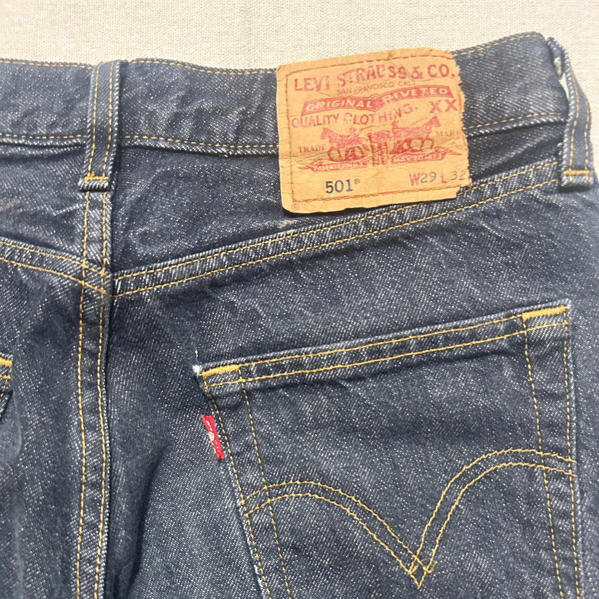 Jean Levi's 501 – Coupe Droite – Bleu brut – W29 L32