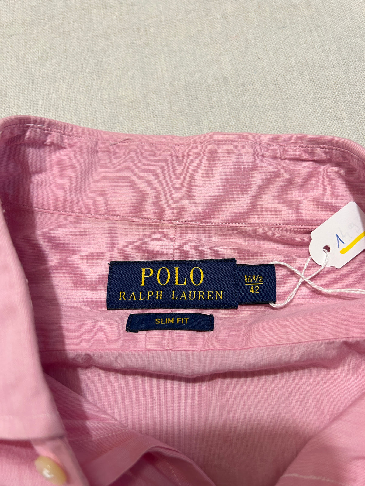 Chemise Ralph Lauren – Coupe Slim Fit – Rose clair – L / 42