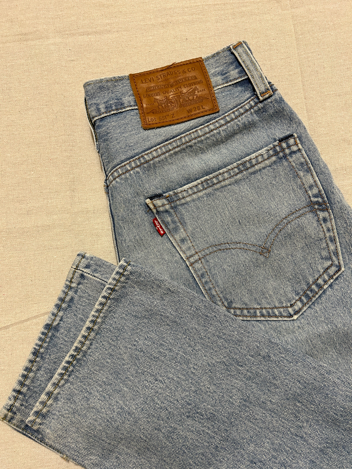 Jean Levi's 551 Z –  Homme – W28 Bleu Clair