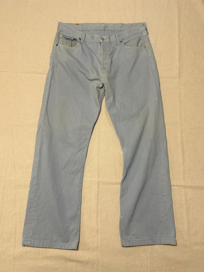 Levi's 501 – Jean Homme – W36 L36 – Bleu Ciel Vintage