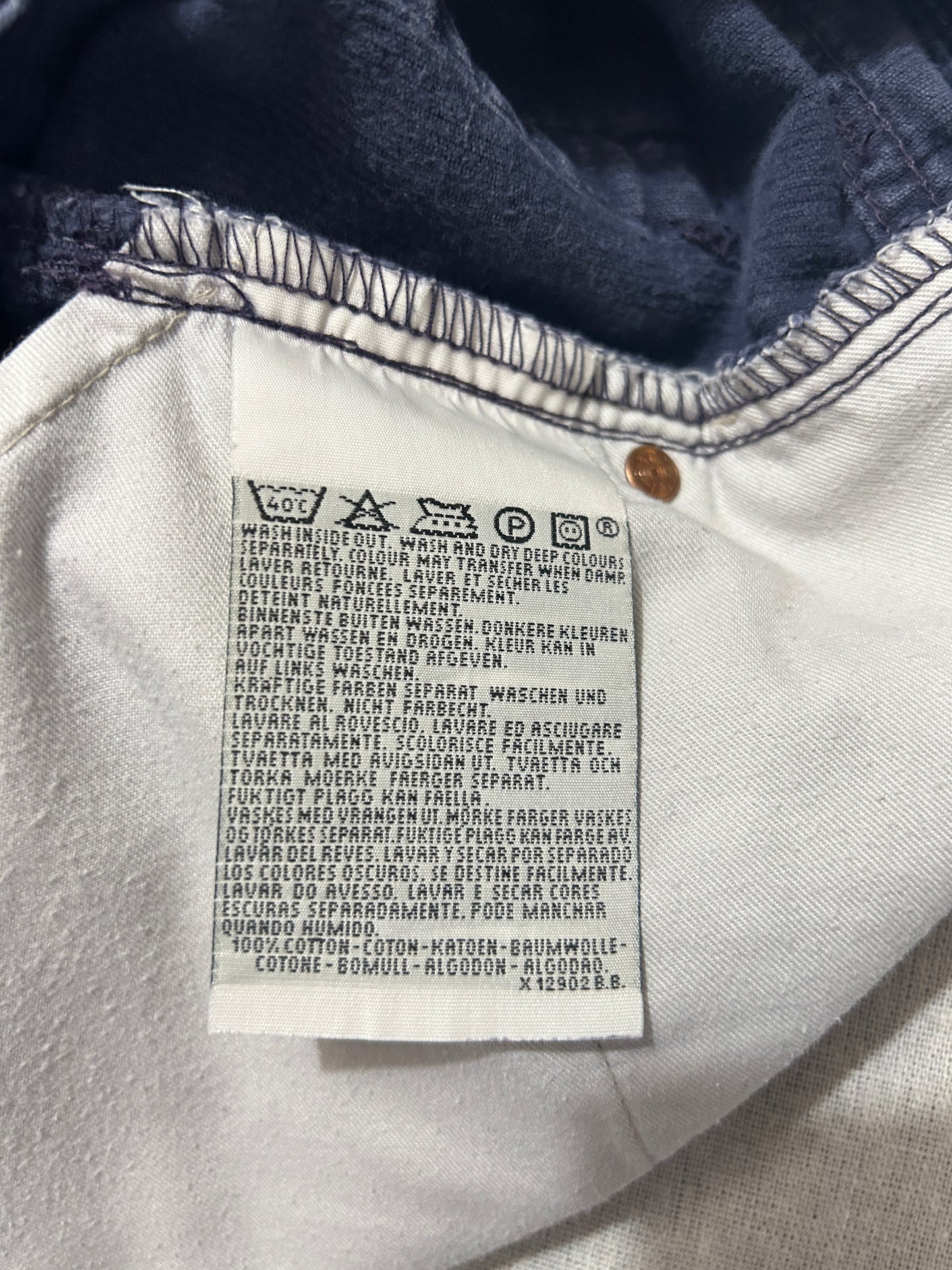 Levi's 55 Homme – Coupe Droite – Bleu Marine – W32 L34