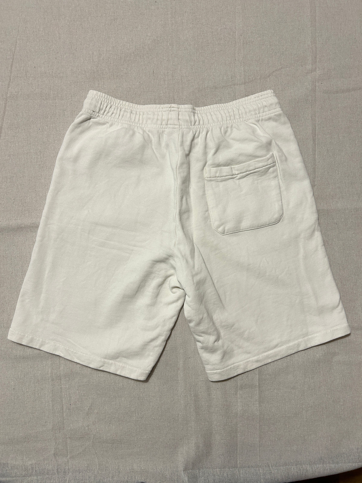 Short Dickies Fleece Homme – Coupe Droite – Blanc Écru – Taille S