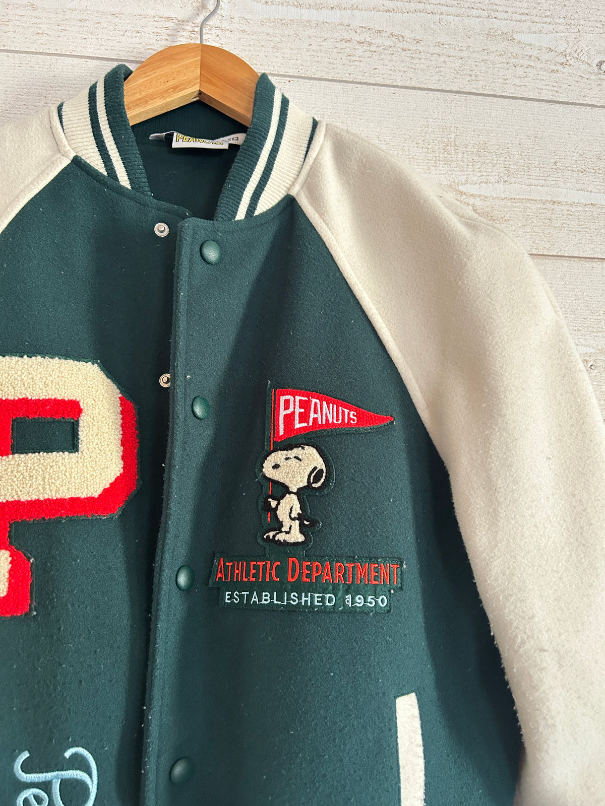 Veste Teddy Zara x Peanuts Snoopy  – Coupe Oversize – Taille S