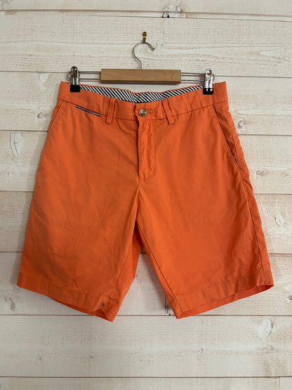 Short Chino Coupe Droite • TOMMY HILFIGER • Taille W29 (38/40 FR) • Orange Mandarine