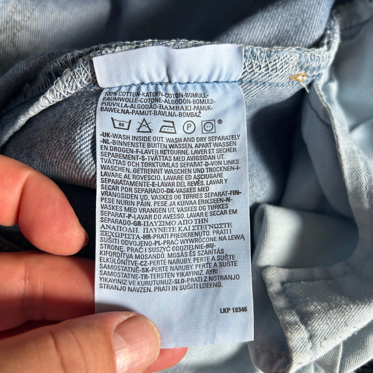 Jean Levi's 501 Vintage – Coupe Droite – Bleu – W36 – Raccourci
